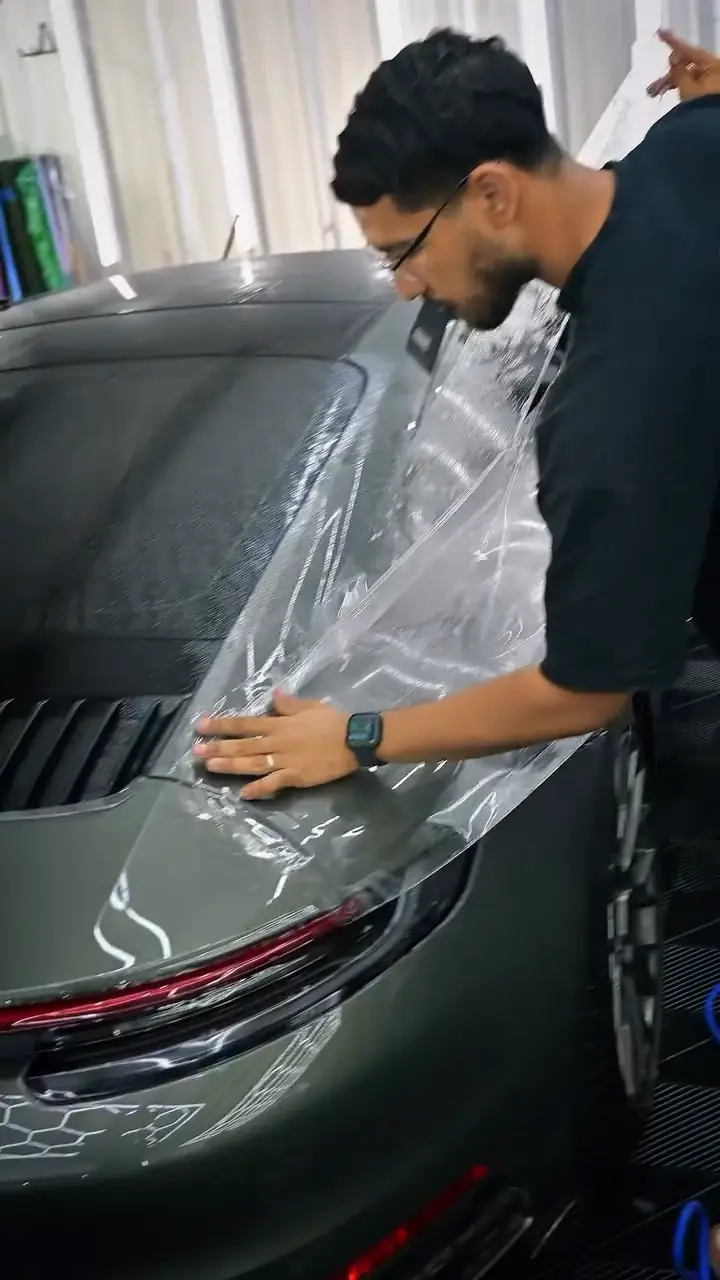 Porsche 911, in the showroom