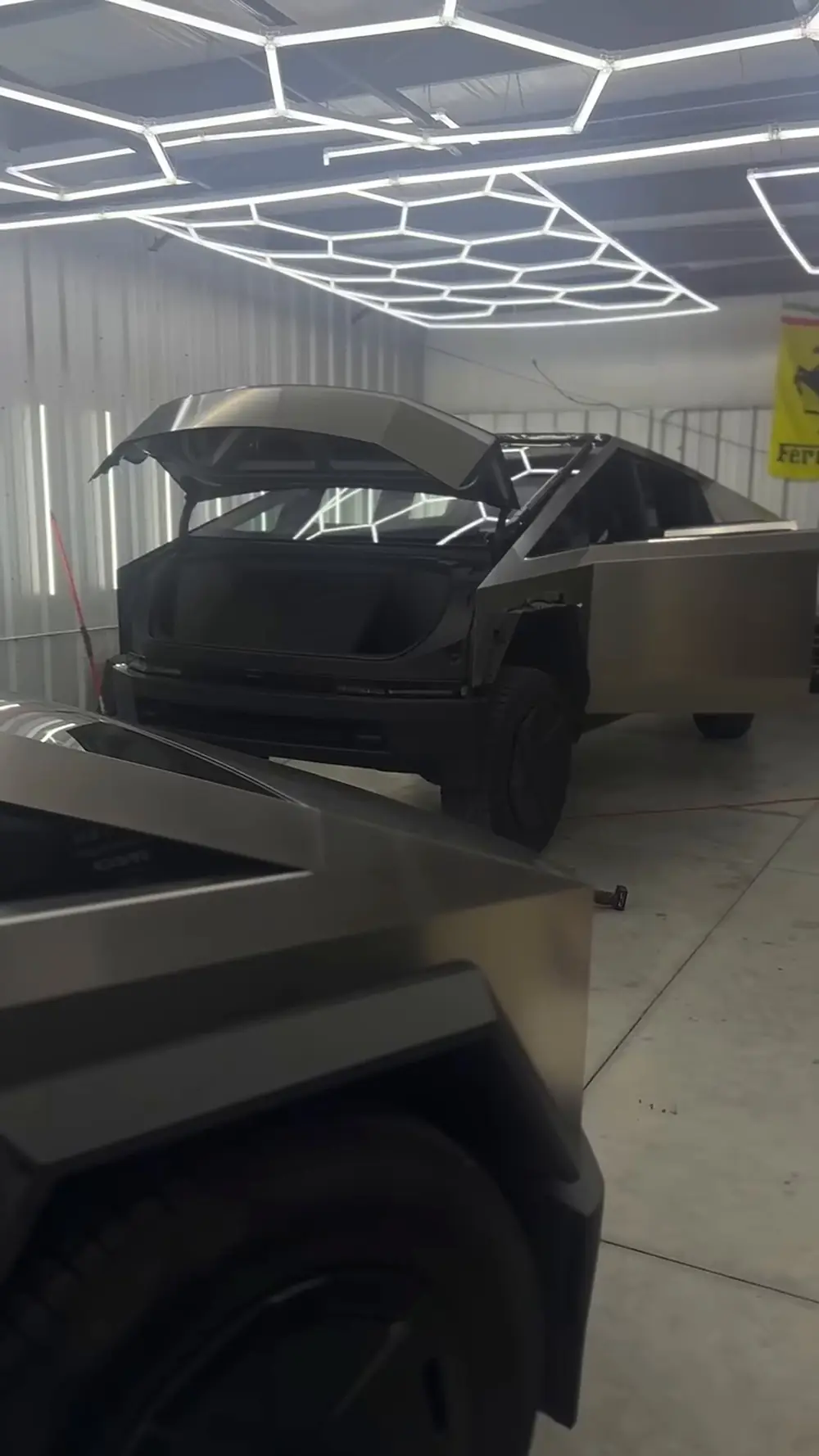 Tesla Cybertruck Cyberbeast, before